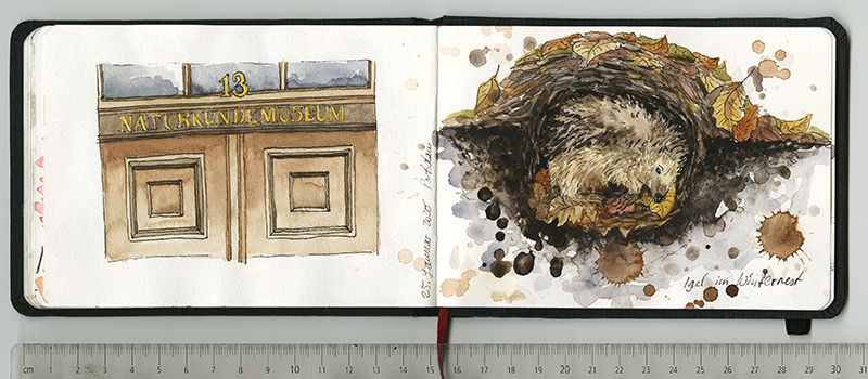 Skizzenbuch, Reiseskizzen, Sketchbook, Travelbook