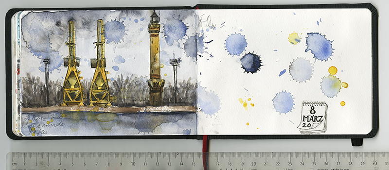 Skizzenbuch, Reiseskizzen, Sketchbook, Travelbook