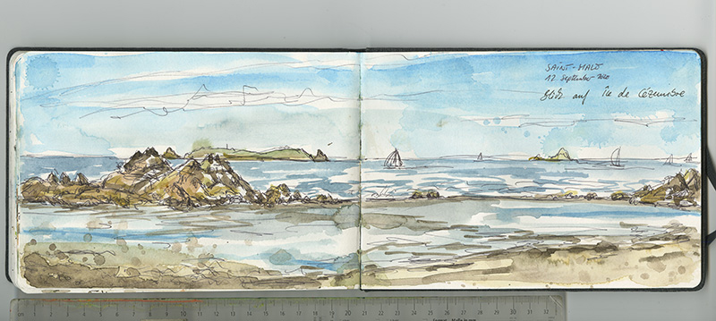 Skizzenbuch, Reiseskizzen, Sketchbook, Travelbook