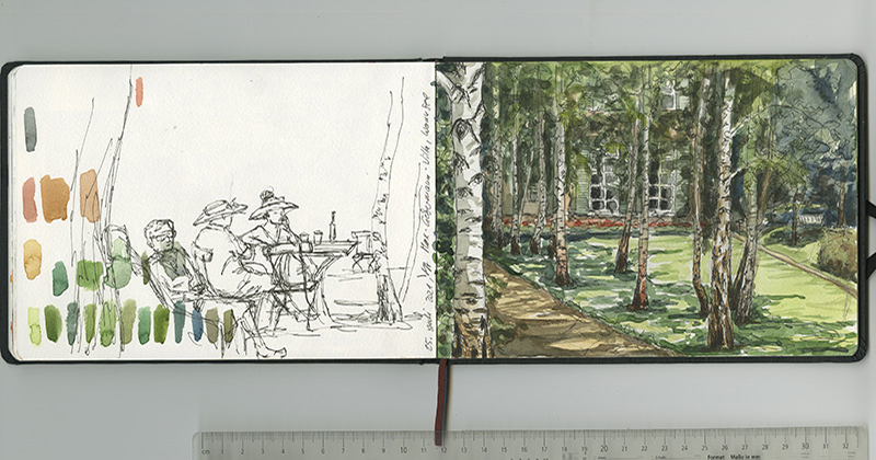 Skizzenbuch, Reiseskizzen, Sketchbook, Travelbook