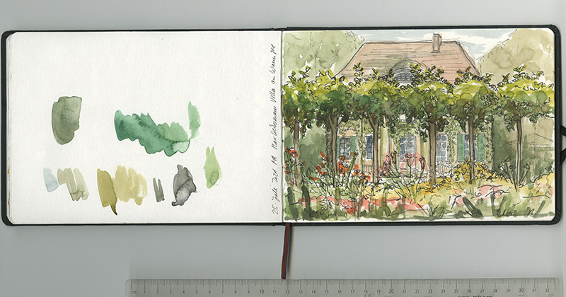 Skizzenbuch, Reiseskizzen, Sketchbook, Travelbook