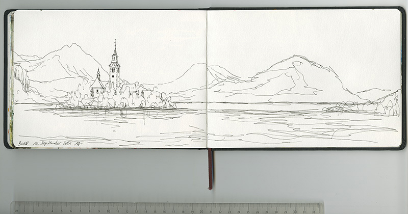 Skizzenbuch, Reiseskizzen, Sketchbook, Travelbook