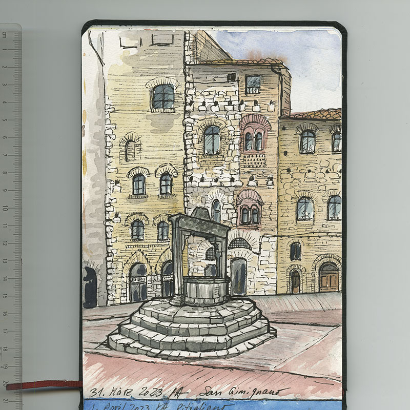 Skizzenbuch, Reiseskizzen, Sketchbook, Travelbook
