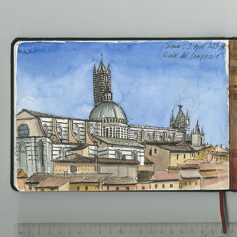 Skizzenbuch, Reiseskizzen, Sketchbook, Travelbook