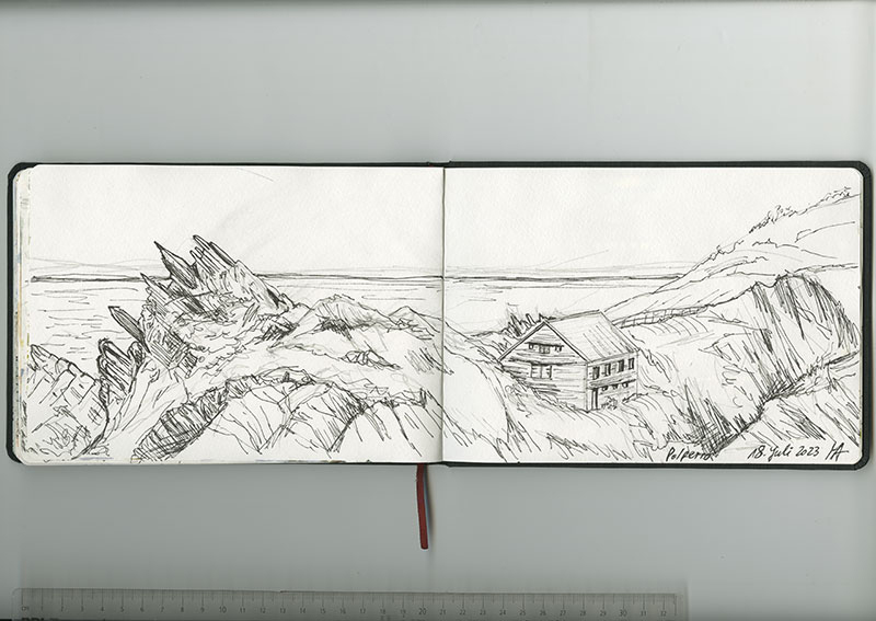 Skizzenbuch, Reiseskizzen, Sketchbook, Travelbook