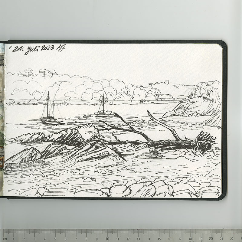 Skizzenbuch, Reiseskizzen, Sketchbook, Travelbook