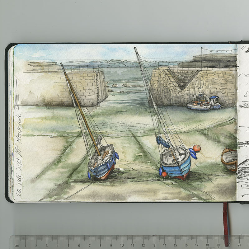 Skizzenbuch, Reiseskizzen, Sketchbook, Travelbook