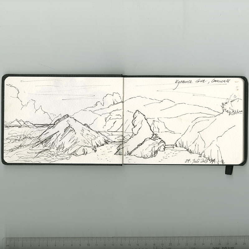 Skizzenbuch, Reiseskizzen, Sketchbook, Travelbook